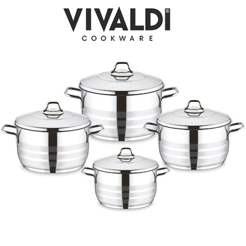 VIVALDI DAISY COOKWARE SET 8 PCS GG224