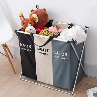 FOLDING LAUNDRY HAMPER BASKET TR457