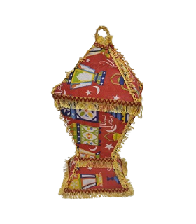 WIRE WITH CLOTH DECORATION LANTERN EGY-06