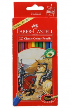 FABER-CASTELL 12 CLASSIC COLOUR PENCILS