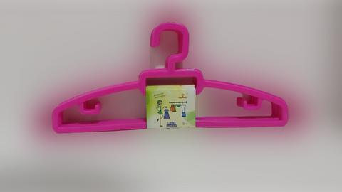 HEAVY DUTY PLASTIC HANGER SET OF 5