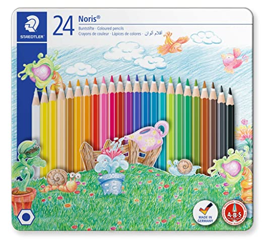 STEADTLER NORIS  COLOR PENCILS 24 PCS IRON PACK