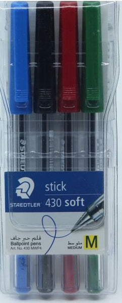 STEADTLER STICK 430 BALLPOINT PEN PACKS