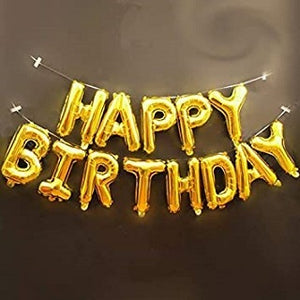 16" HAPPY BIRTHDAY LETTER FOIL BALLOONS HAPPY001