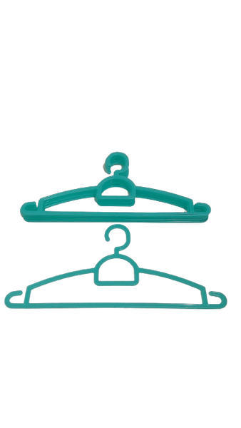 HEAVY DUTY PLASTIC HANGER SET OF 5