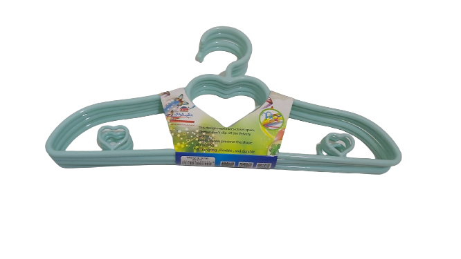 HEAVY DUTY PLASTIC HANGER SET OF 5