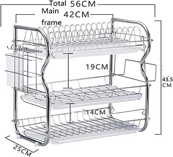 3 TIER DISH RACK DH1029