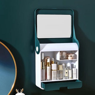 HANGING MULTI-FUNCTIONAL MAKE UP CASE WITH MIRROR 3654