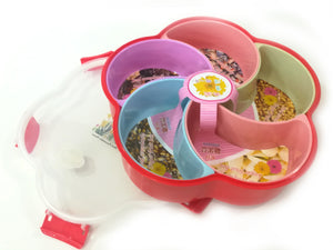 PLASTIC NUTS BOWL WITH COVER