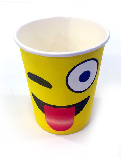 SMILEY FACE BIRTHDAY CUP SET OF 10