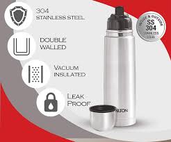 MILTON THERMOSTEEL FLASK FLIP LID