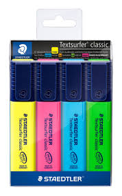 STEADTLER STICK TEXTSURFER CLASSIC HIGHLIGHTER PACKS