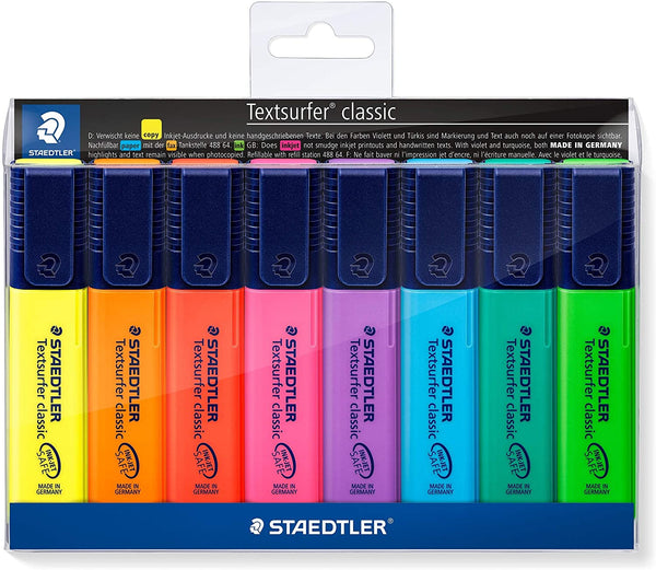 STEADTLER STICK TEXTSURFER CLASSIC HIGHLIGHTER PACKS