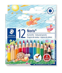 STEADTLER NORIS SHORT COLOR PENCILS 12 PCS