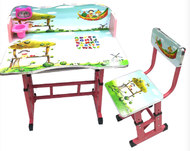 WOODEN SCHOOL TABLE WITH CHAIR DT-20