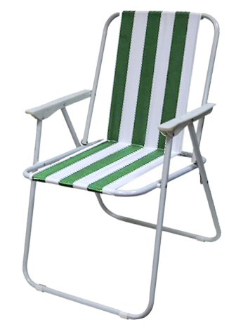 FOLDING TRIPS CLOTH AND METAL CHAIR STRIPE001