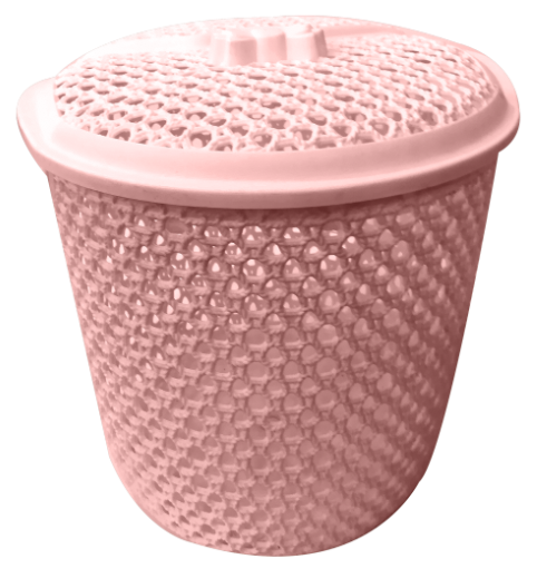 ROUND PLASTIC CLOTHES BASKET