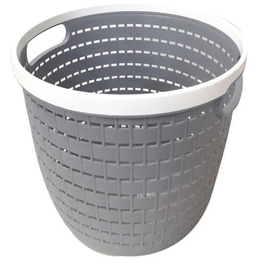 ROUND PLASTIC CLOTHES BASKET