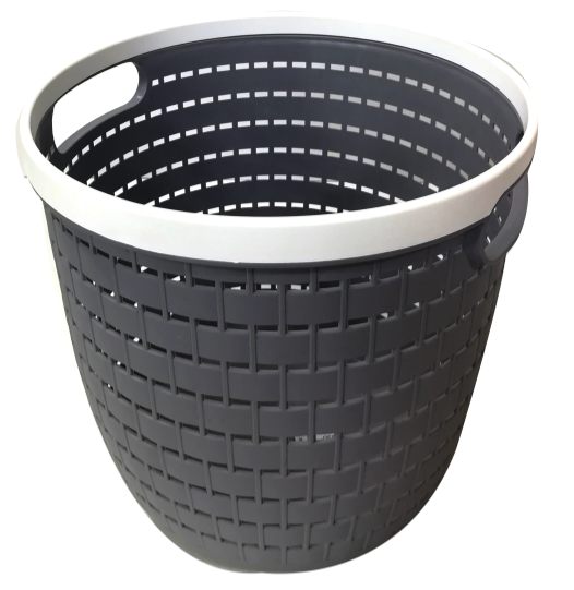 ROUND PLASTIC CLOTHES BASKET