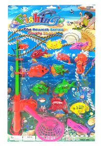 FISHING TOY SET ON CARD