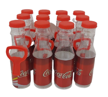 DISPOSABLE PLASTIC BOTTLES  SET OF 12