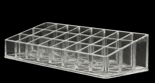 CLEAR ACRYLIC LIPSTICK HOLDER ORGANIZER