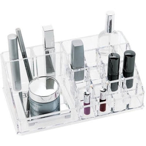 CLEAR ACRYLIC COSMETICS HOLDER ORGANIZER