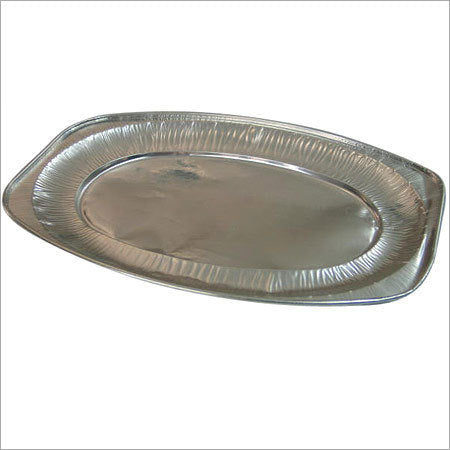 DISPOSABLE ALUMINIUM OVAL TRAY