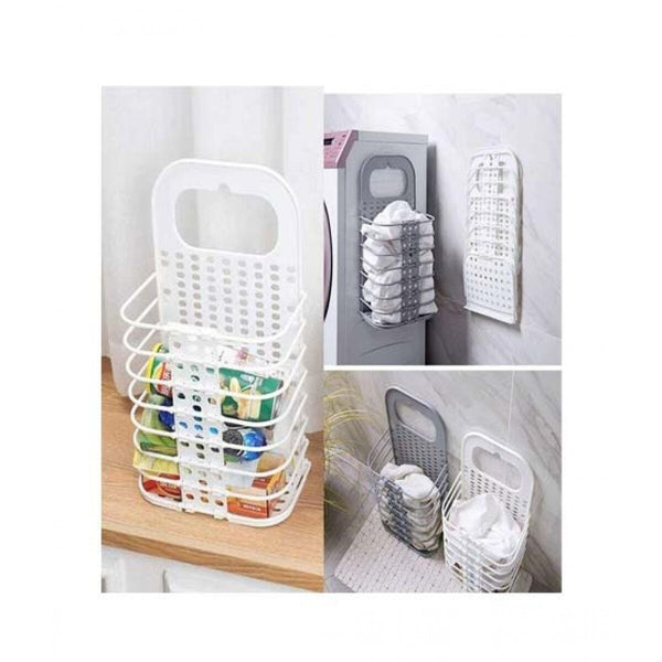 FOLDABLE PLASTIC HANGING BASKET BAS001