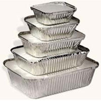 DISPOSABLE ALUMINIUM CONTAINERS WITH COVER